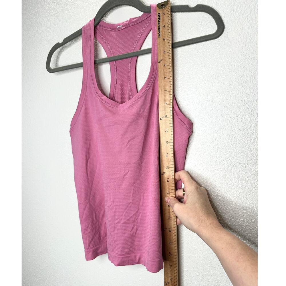 Lululemon Light Pink Round Neck Long Line Racerback Tank Top 6 - Picture 9 of 9